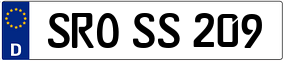 Truck License Plate